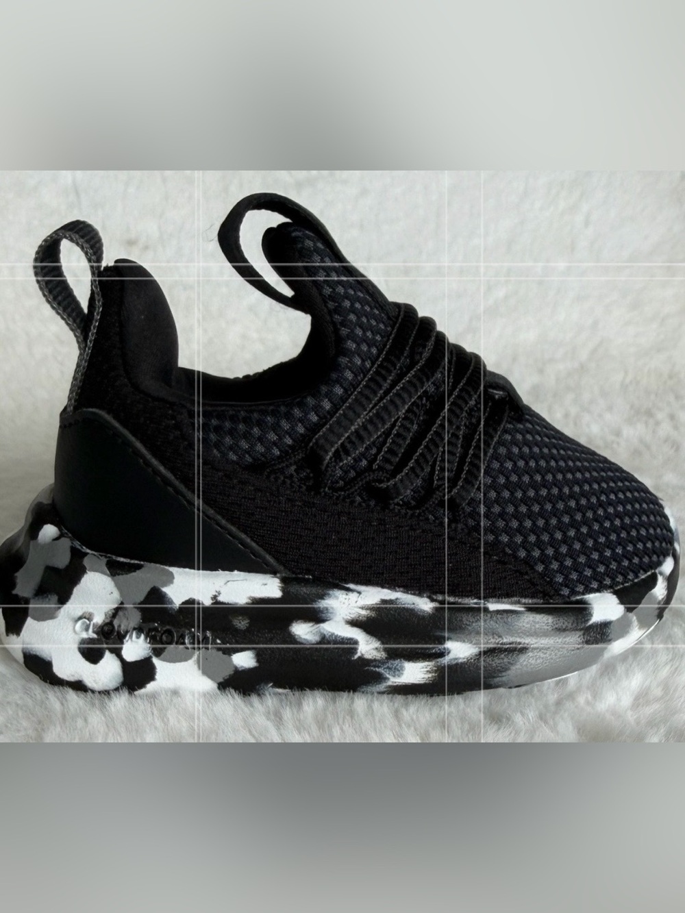 Adidas Baby Boys Black Lite Racer Adapt 7.0 Running Shoes